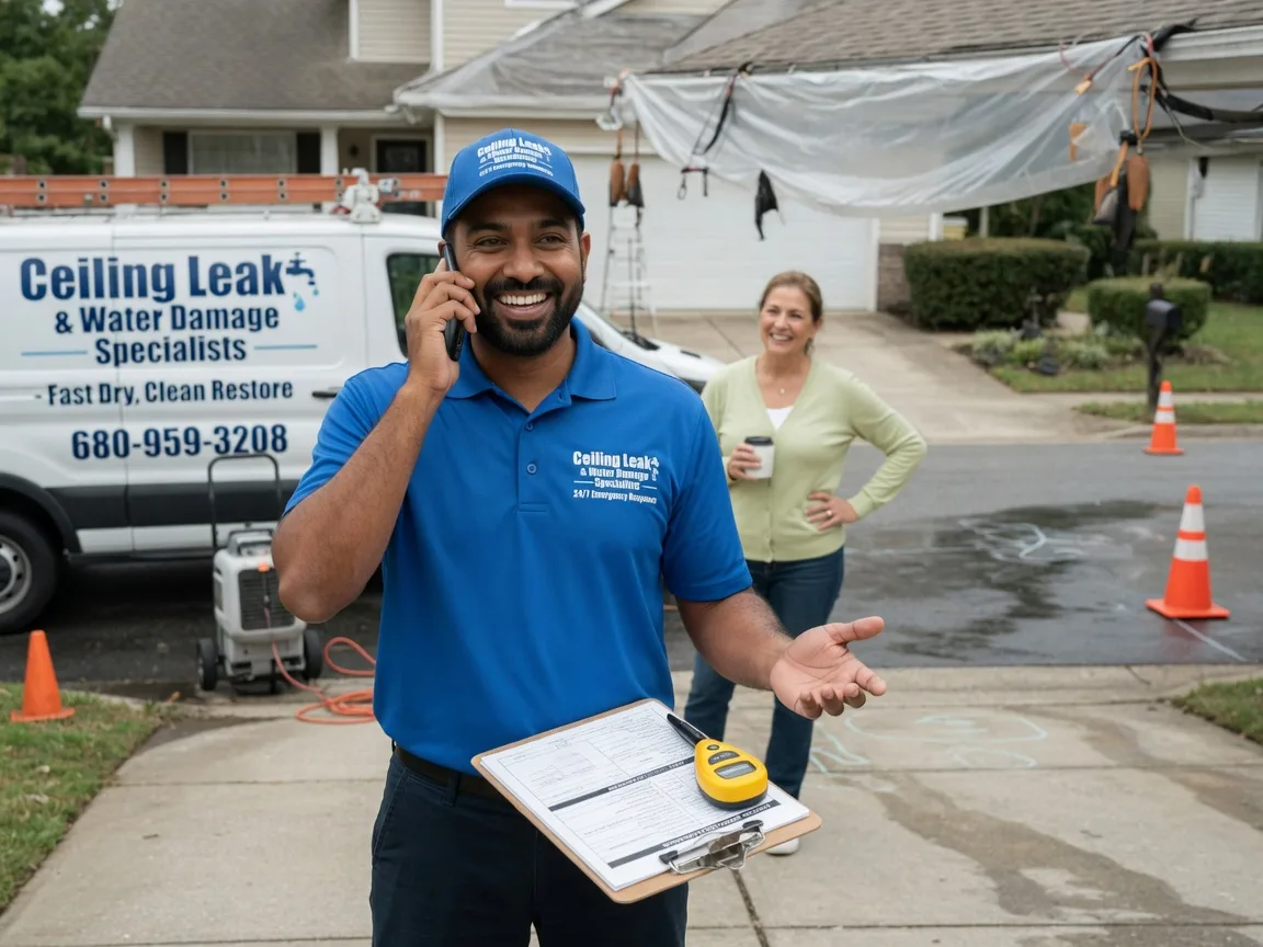 Ceiling Leak Cleanup Youngsville, LA FAQs